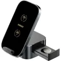 Dudao A11Pro+ skrivebordsstativ med 3-i-1 trådløs lader og hurtiglading 15W