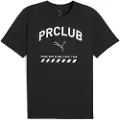 Puma RUN CLUB Graphic Mesh Tee Men, Clothing, Black, M