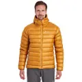 Montane Alpine 850 Lite Hoodie, dunjakke, herre, oransje