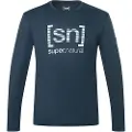 Super.natural Grid Logo Langarmet T-skjorte
