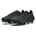 Puma ULTRA 6 ULTIMATE FG Football Boots Unisex, Shoes, Black/Fizzy Light/Green Terrain, 45