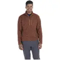 Marmot Heavyweight Drop Line Printed Fleecejakke Med Halv Glidelås