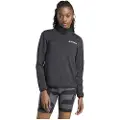 Adidas Terrex Multi Climawarm Tech Fleecejakke Med Halv Glidelås