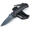 Benchmade Adira Blue Titanium Cerakote foldekniv, tempest gray grivory