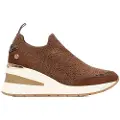 Xti for woman. 14438502-MARRON Trainers 144385 brown (39), Fabric, 3 to 5 cm, Laces, Casual