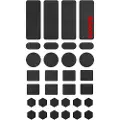 Pulsar Supergrip Universal Grip Tape - Pre-cut 1