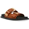 Steve madden for woman. SM19000133 Brown Arch-E Sandals (38), Flat, None, Casual