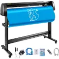 Vevor Vinyl Cutter Plotter Machine 53" Signmaster Software Sign Making Machine 1350mm Papir Feed Vinyl Cutter Plotter med stativ (53" 1350mm)