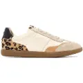 Carmela for woman. 16264001-BEIGE Leather Sneakers 162640 beige (41), Flat, Laces, Casual