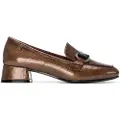 Carmela for woman. 16253902-TAUPE Leather Moccasins 162539 brown (40), 3 to 5 cm, None, Casual