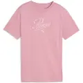 Puma Essentials Script Tee Youth, Clothing, Poised Pink, 15-16Y