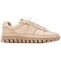 Carmela for woman. 16252803-BEIGE Leather Sneakers 162528 beige (36), Flat, Laces, Casual