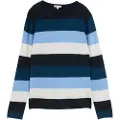 Tom Tailor Knit Structured Striped Genser