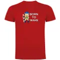 Kruskis Born To Wake Kortarmet T-skjorte