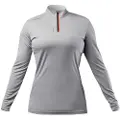 Zhik Uvactive Tie-down Strip Halv Glidelås Langarmet T-skjorte