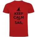 Kruskis Keep Calm And Sail Kortarmet T-skjorte