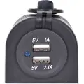 Euromarine Overflate Montert Usb-kontakt 3.1a