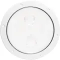 Beckson Marine Glatt Skruplukkert Dekkplate 8 Tommer