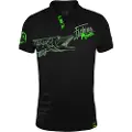Hotspot titanium Fishing Mania Pike Kortermet Poloskjorte