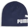 Puma Essentials Mid Crown Cuffless Beanie, Accessories, Navy/White, OSFA