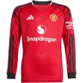 Adidas Manchester United 25/26 Hjem Junior Langarmet T-skjorte