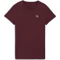 Puma ESS ELEVATED Tee Women, Clothing, Ruby Shimmer, XXL