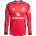 Adidas Manchester United 25/26 Authentic Hjem Langarmet T-skjorte