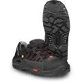 Jalas 1615 E-Sport, Unisex, Vernesko, Sort, Grå, Rød, Polyuretan (PU), PU lær, Aluminium