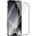 24hShop Herdet skjermbeskytter for Samsung Galaxy S25 Plus - Svart metallramme