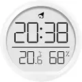 24.Se Klokke med LED-display, termometer og hygrometer
