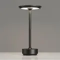 24hShop Bordlampe/nattlys med berøringskontroll og USB-lading - Svart