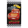 Licens Lynet McQueen håndkle - 70x140 cm - 100% bomull - Mykt badehåndkle med Cars