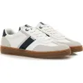 Mustang for man. 84756 Goal shoes white (45), Flat, Laces, Casual