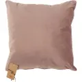 Borg Living Pyntepute - 45x45 cm - Ensfarget lys rosa - Velur -
