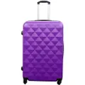 Borg Living Stor koffert - Diamant lilla - Hardcase koffert - Smart reisekoffert