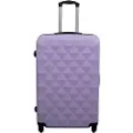 Borg Living Stor koffert - Diamant lilla - Hardcase koffert - Prisgunstig smart reisekoffert