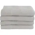 Borg Badehåndkle - 100% Myk bomull med høy absorberingsevne - 70x140 cm - Lys grå badehåndkle fra danske