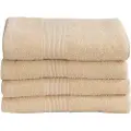 Borg Håndkle - 100% Myk bomull med høy absorberingsevne - 50x100 cm - Kremfarget håndkle fra danske