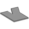 Lixra U-Split madrassbeskytter - 180x200 cm - 100% bomull - Dansk produsert - Madrassbeskytter -