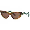 Roberto Cavalli Src128m Cat Eye Solbriller For Kvinner