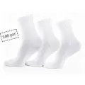 Home-tex Footies - 10 par svarte ankel sokker - Str. 43-46 - Smarte unisex sokker