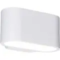 QAZQA Moderne vegglampe hvit flat - Gipsy Arles