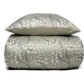 In Style Blomstret dobbelt sengetøy 200x220 cm - Grønt sengetøy i vendbart design - Satin sengetøy - sengetøy