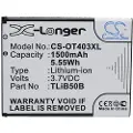 24hShop Batteri for SmartPhone, Mobil for Alcatel OT-4030, OT4030D, OT-4030X og andre.