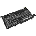 24hShop Batteri til bærbar PC for HP Spectre X360 14T, Spectre X360 14T-EA000 og andre