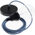 Creative Cables Rd75 Zigzag 50 Cm Hengelampe Pendel For Lampeskjerm