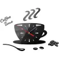 24hShop Veggklokke Kaffe