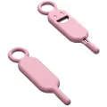 24hShop SIM-kortåpner med nøkkelringholder - Rosa