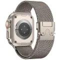 Hurtel Titanium Milanese Loop armbånd 42/44/45/46/49 mm - titan