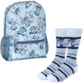 Cerda Group Stitch Designsett Med Fritidsryggsekk Og Stripete Sokker